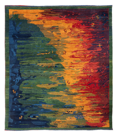 Gabbeh perski Dywan 200x228cm - Perserteppich Wollteppich