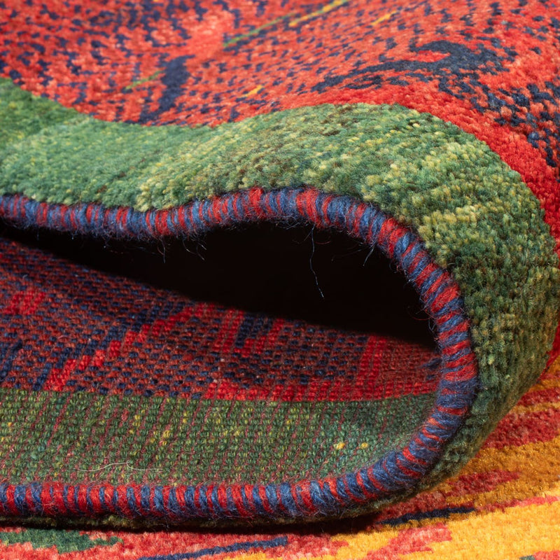 Dywan Gabbeh - perski - 228 x 200 cm - wielokolorowy