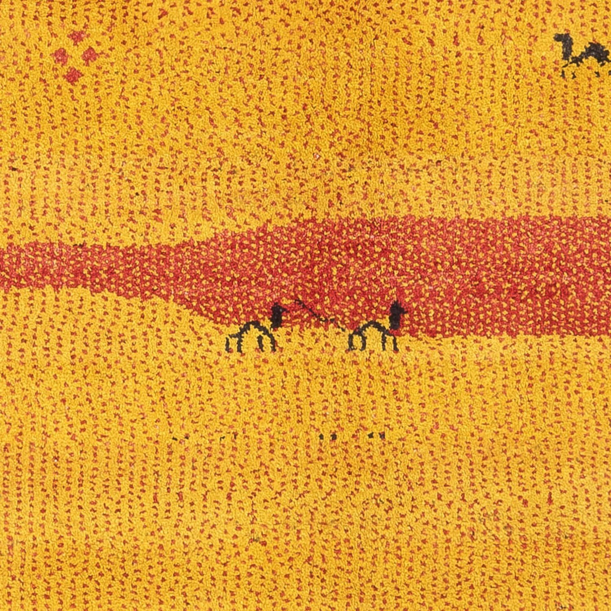 Dywan Gabbeh - perski - 170 x 124 cm - wielokolorowy