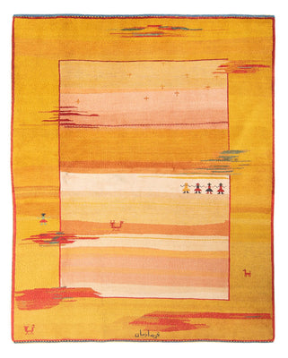 Dywan Gabbeh - perski - 238 x 195 cm - wielokolorowy