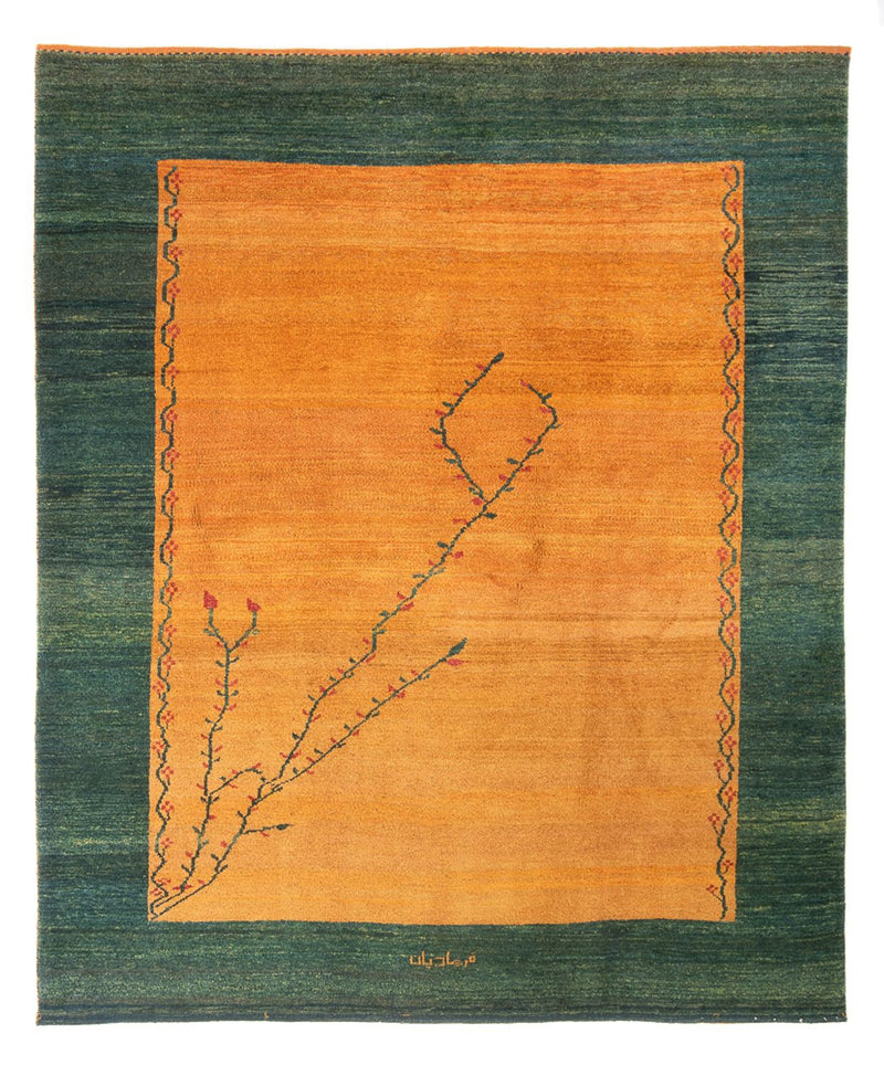 Dywan Gabbeh - perski - 242 x 204 cm - wielokolorowy