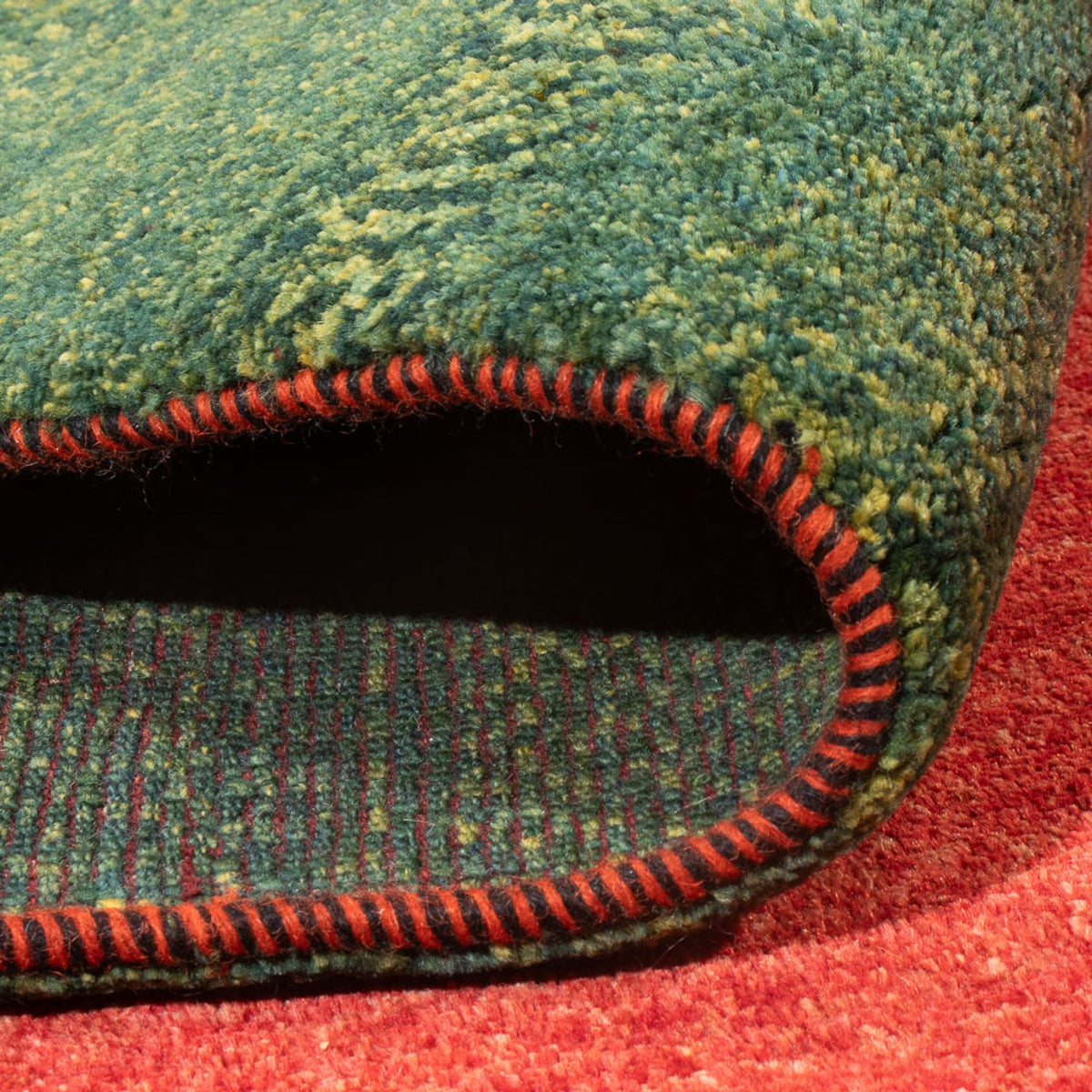 Dywan Gabbeh - perski - 234 x 200 cm - wielokolorowy