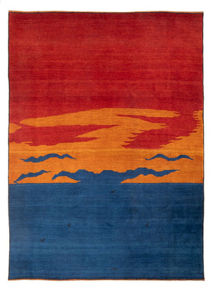 Dywan Gabbeh - perski - 302 x 230 cm - wielokolorowy