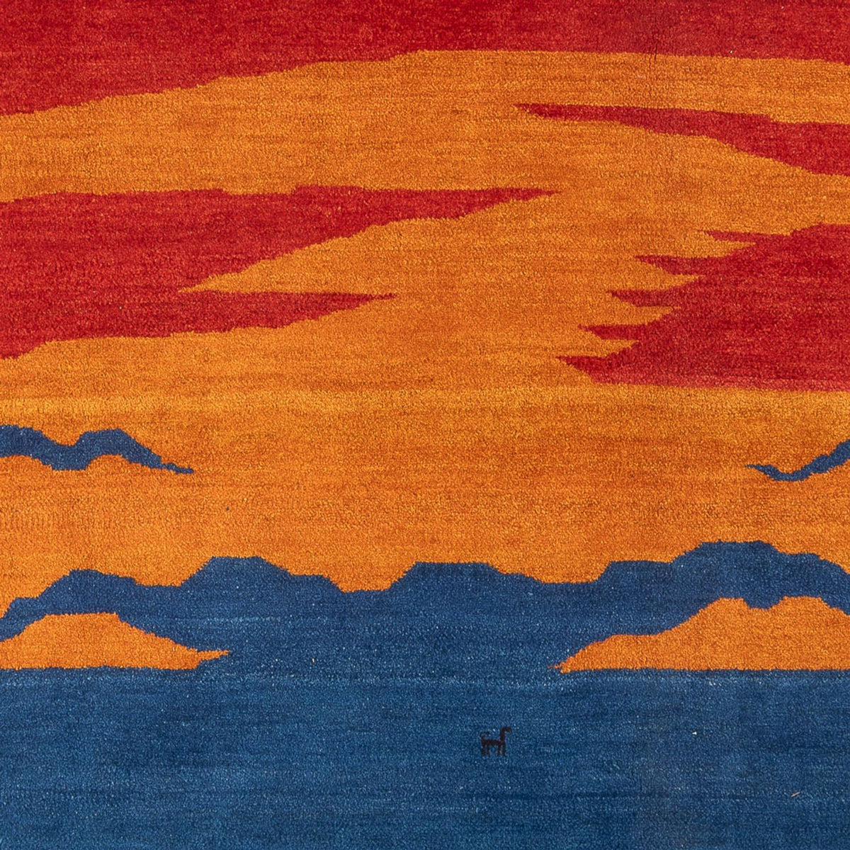 Dywan Gabbeh - perski - 302 x 230 cm - wielokolorowy