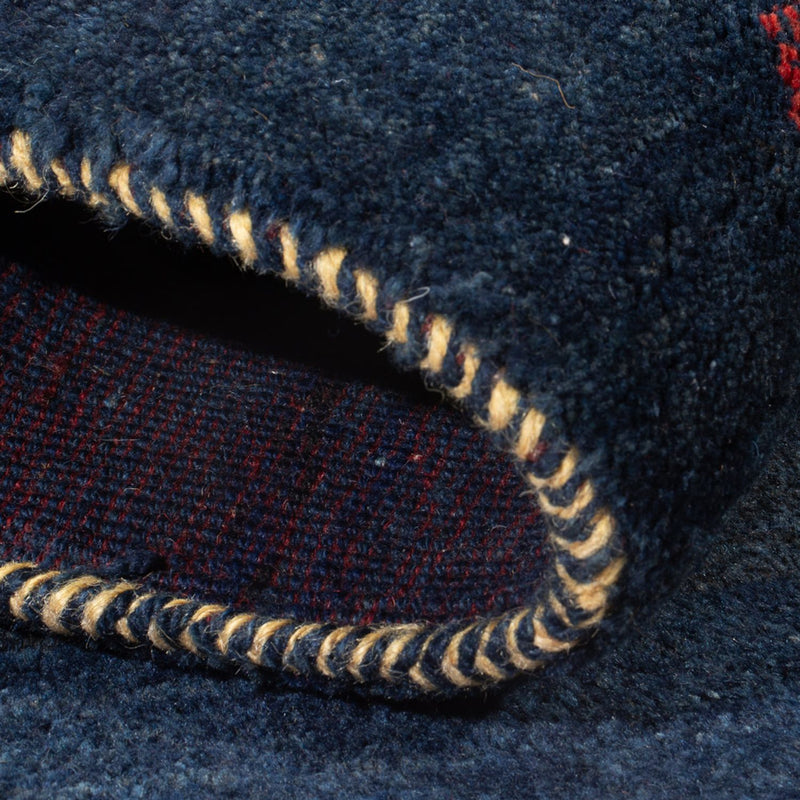 Dywan Gabbeh - perski - 120 x 92 cm - wielokolorowy