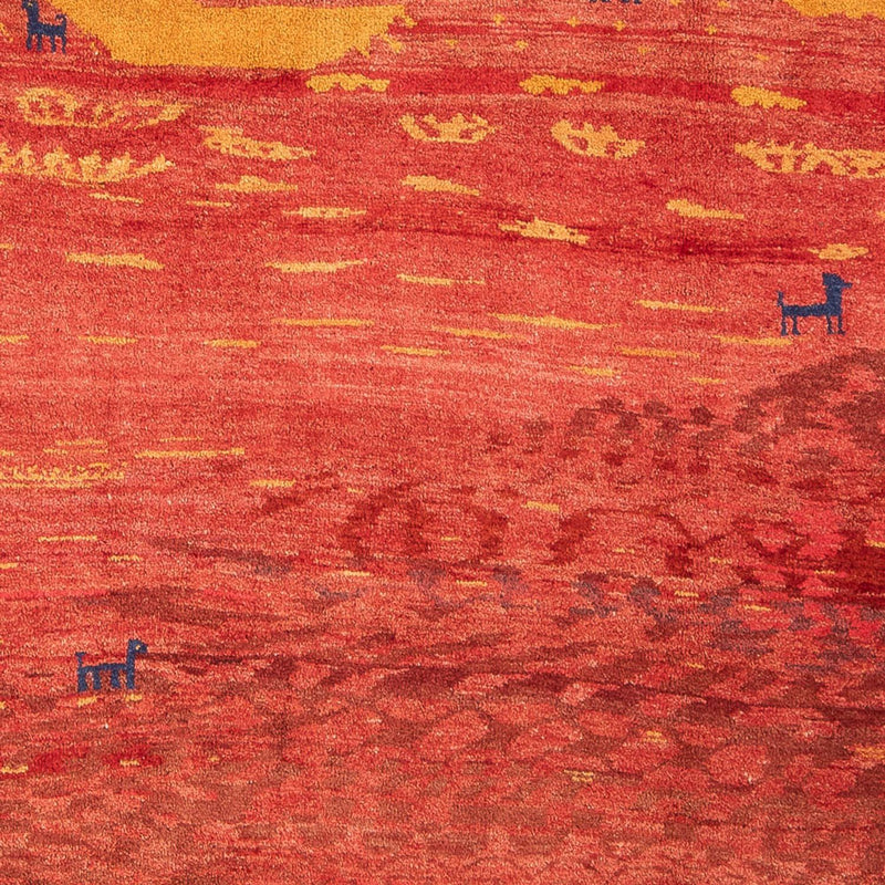 Dywan Gabbeh - perski - 260 x 215 cm - wielokolorowy