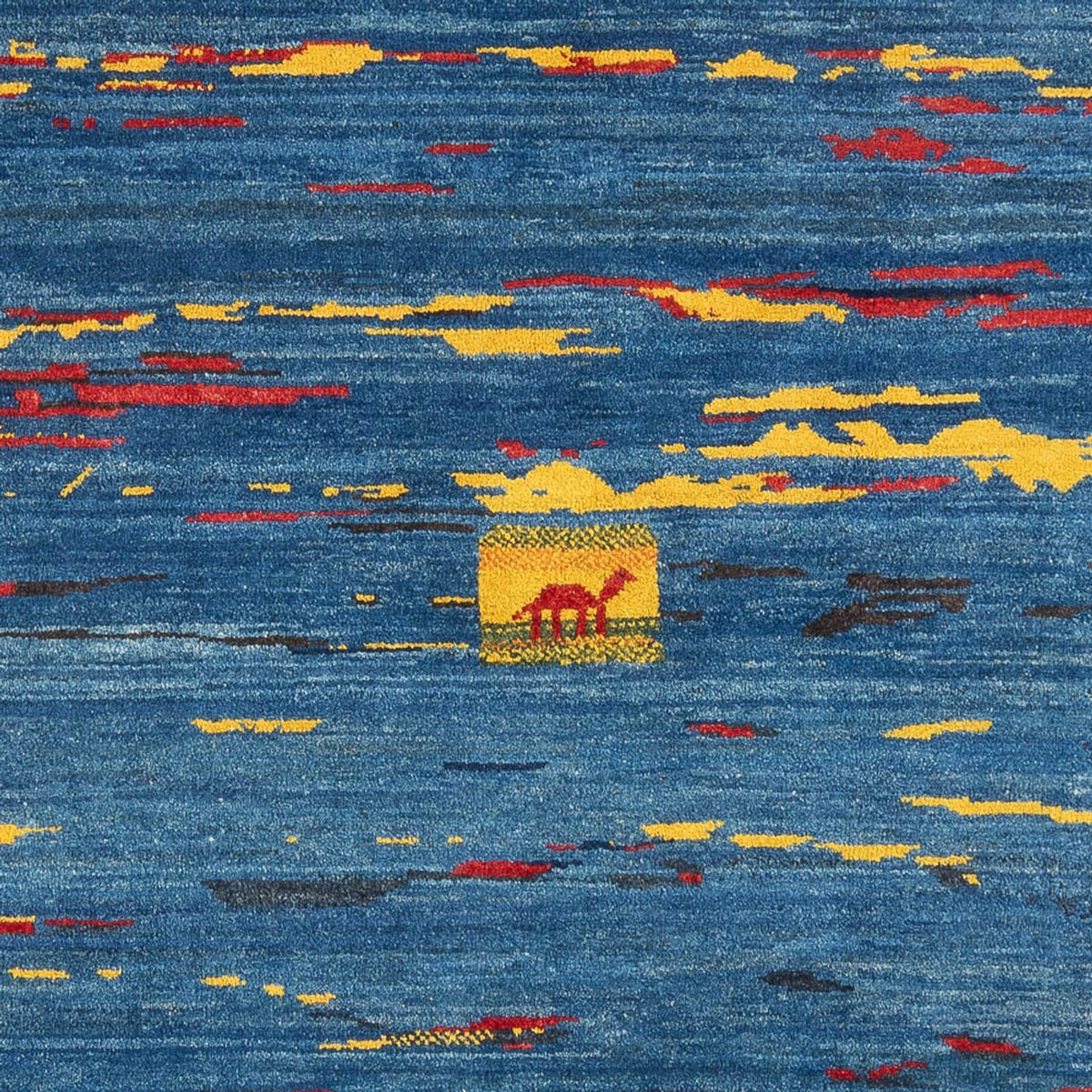 Dywan Gabbeh - perski - 255 x 214 cm - wielokolorowy