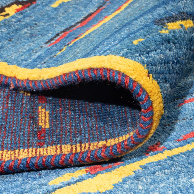 Dywan Gabbeh - perski - 255 x 214 cm - wielokolorowy