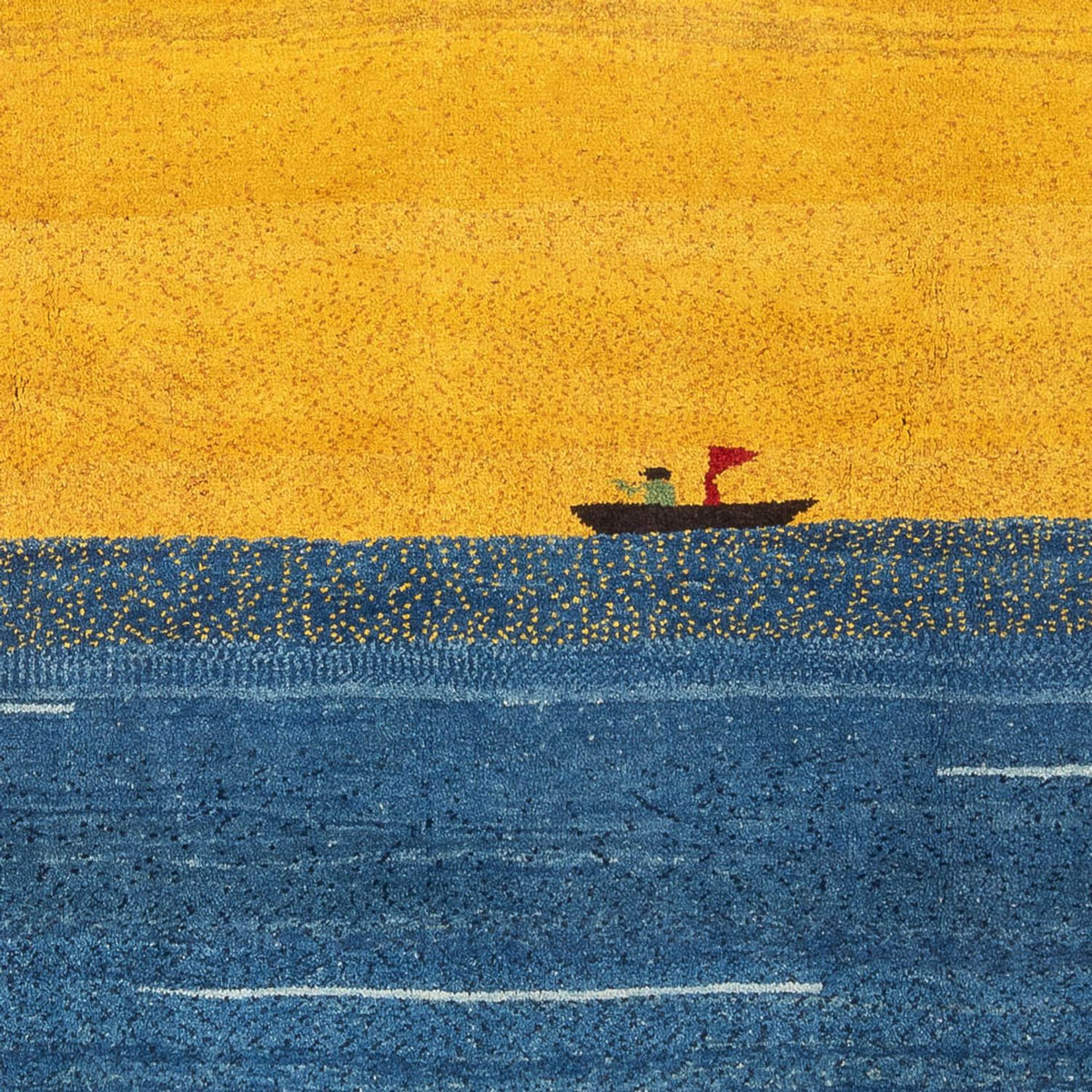 Dywan Gabbeh - perski - 235 x 208 cm - wielokolorowy