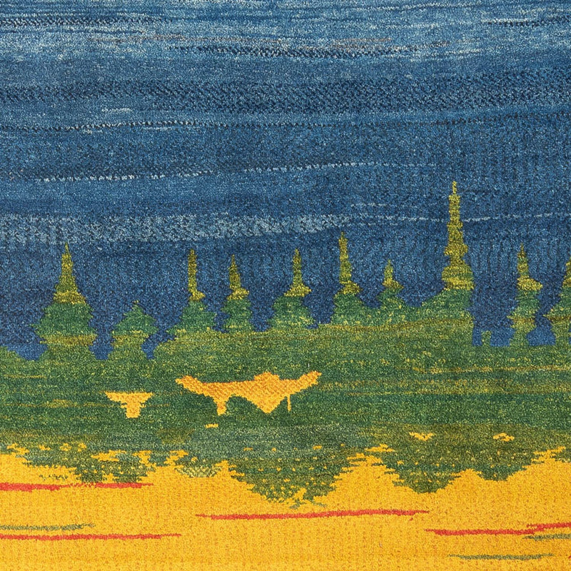 Dywan Gabbeh - perski - 240 x 205 cm - wielokolorowy