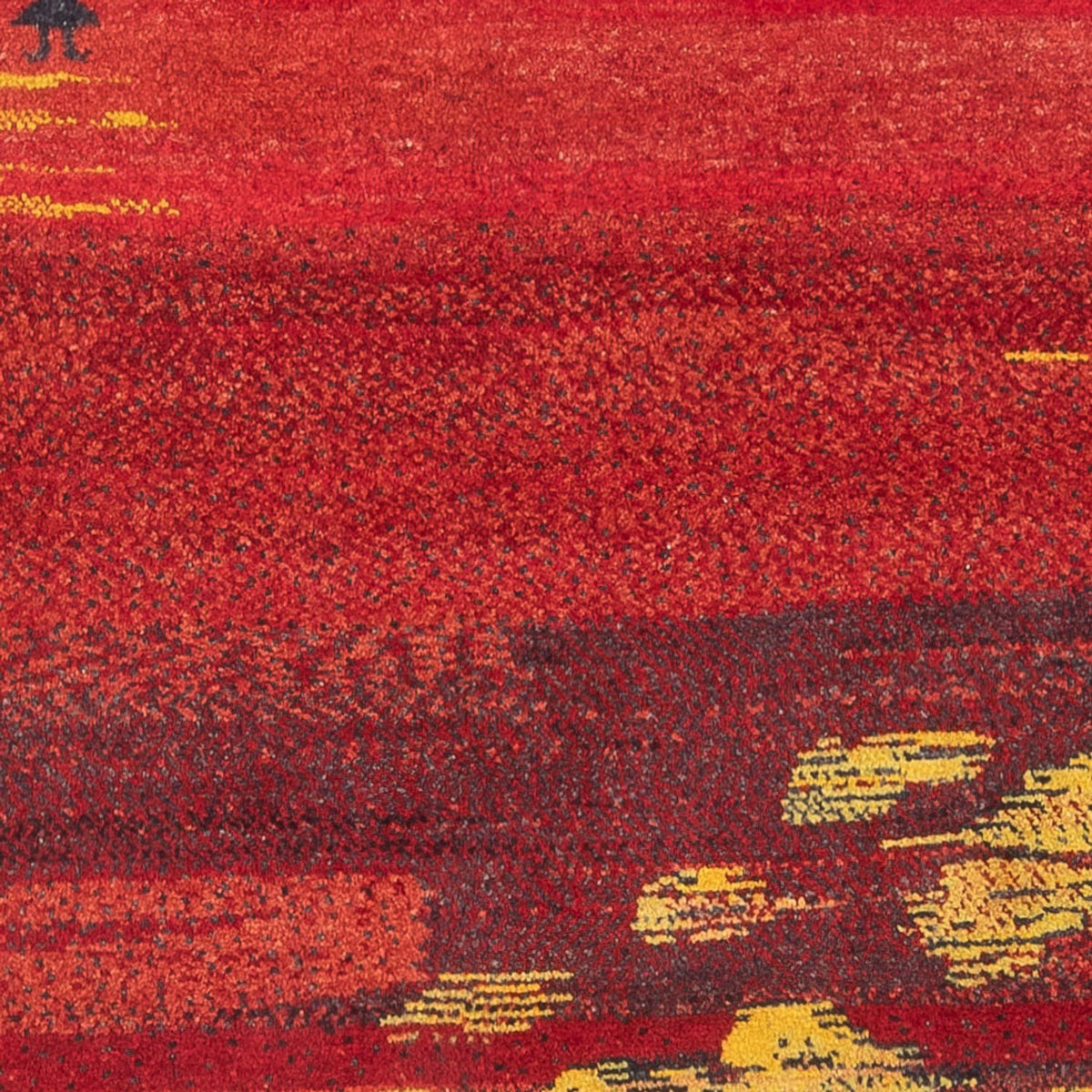 Dywan Gabbeh - perski - 176 x 127 cm - wielokolorowy