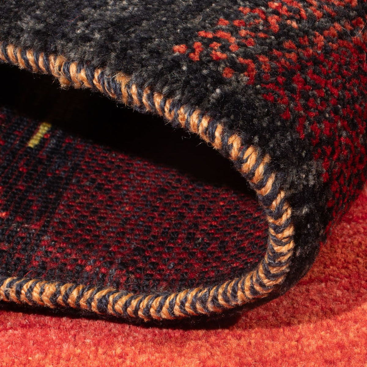 Dywan Gabbeh - perski - 176 x 127 cm - wielokolorowy