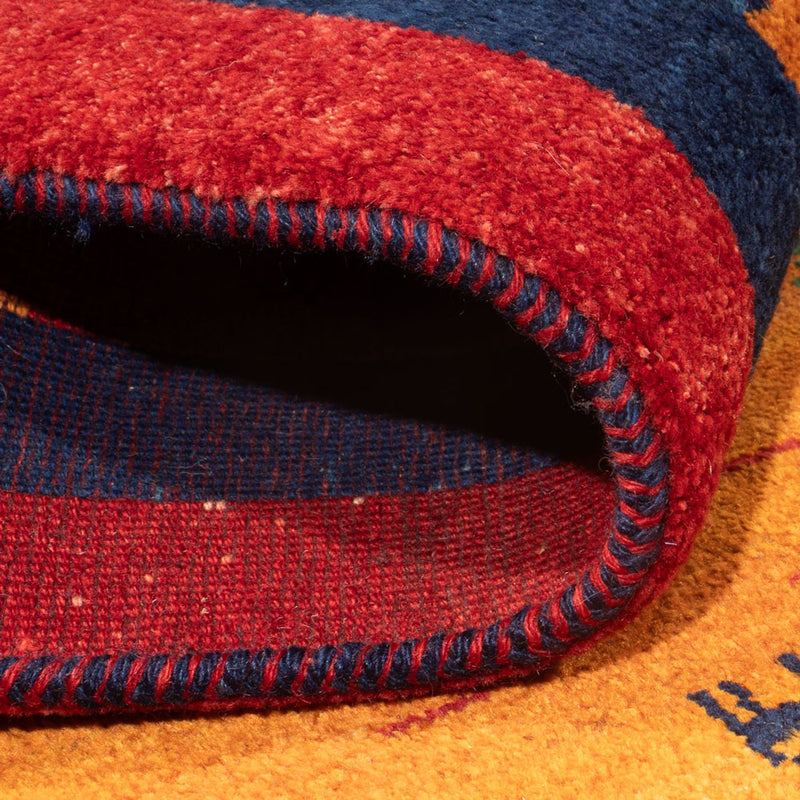 Dywan Gabbeh - perski - 238 x 198 cm - wielokolorowy