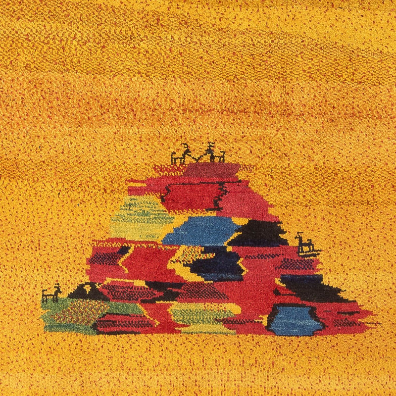 Dywan Gabbeh - perski - 250 x 198 cm - wielokolorowy