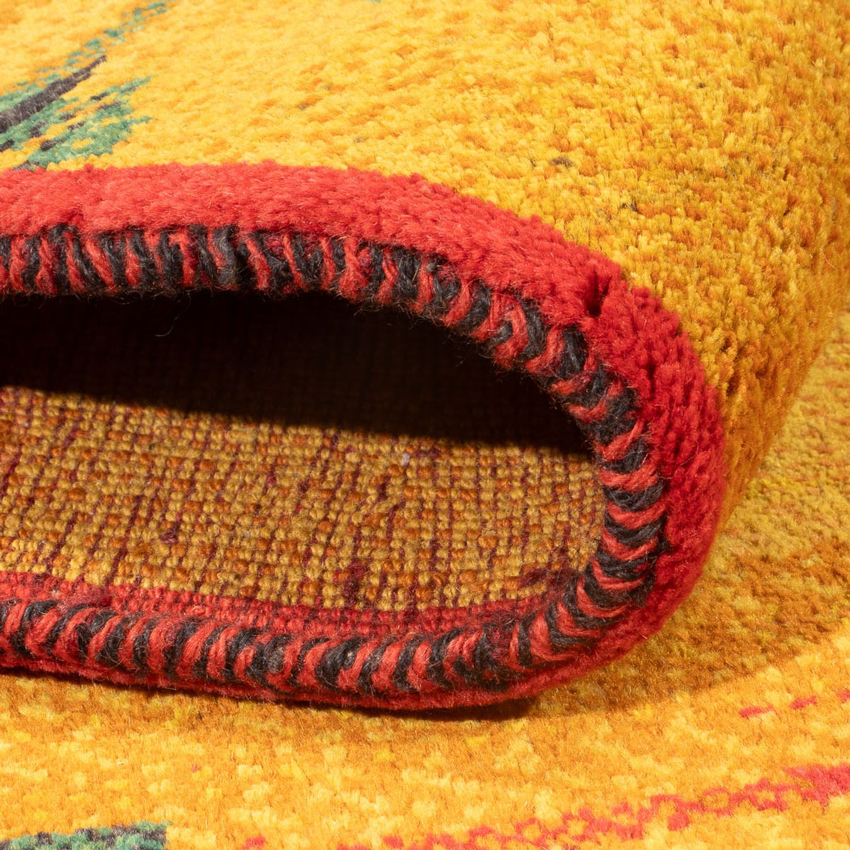 Dywan Gabbeh - perski - 185 x 140 cm - wielokolorowy