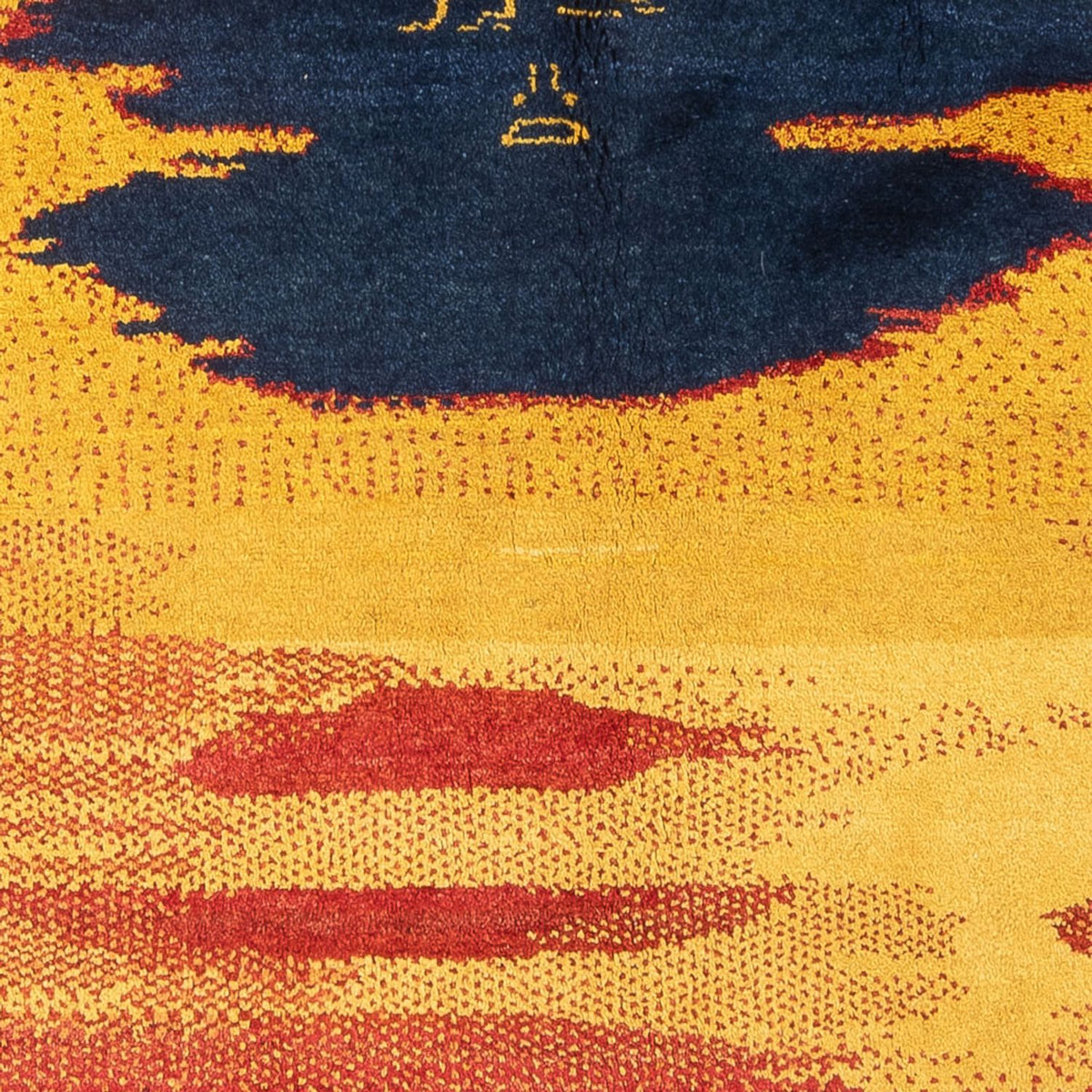 Dywan Gabbeh - perski - 193 x 150 cm - wielokolorowy