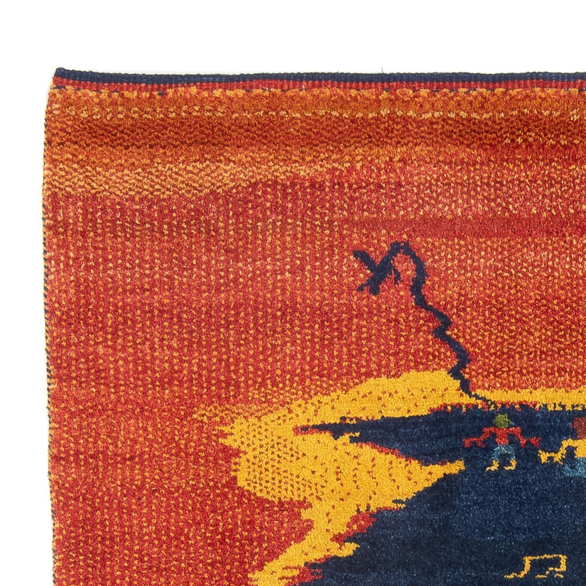 Gabbeh perski Dywan 150x193cm - Perserteppich Wollteppich