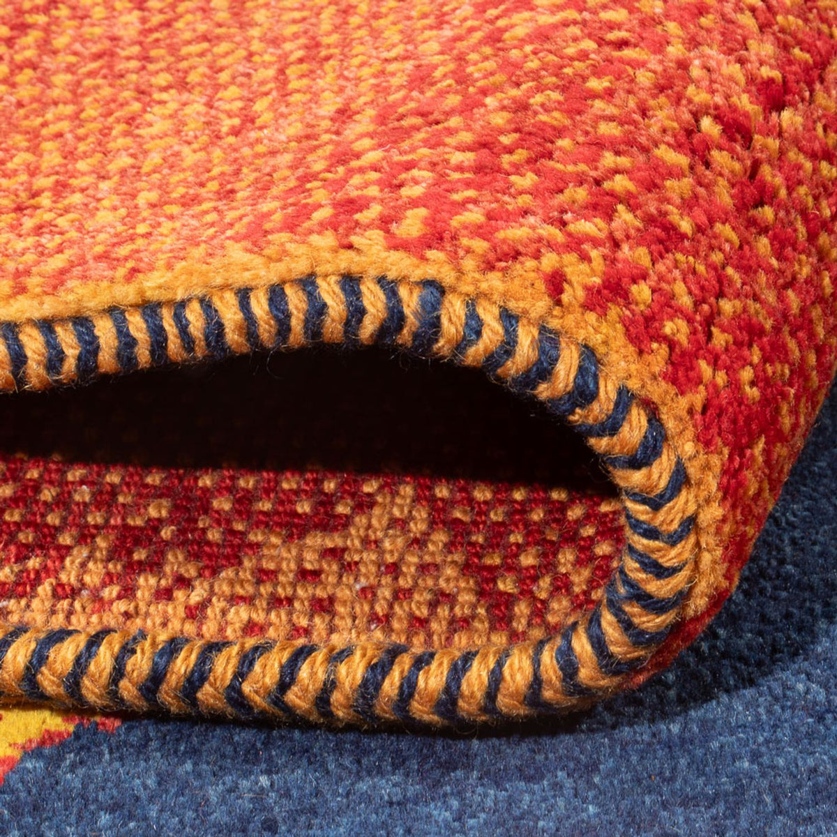 Dywan Gabbeh - perski - 193 x 150 cm - wielokolorowy