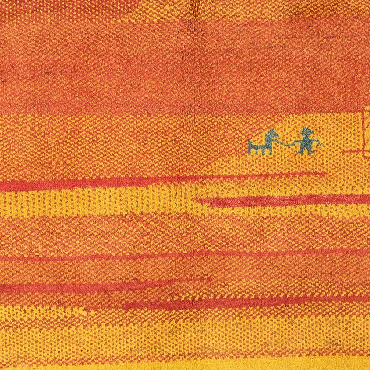 Dywan Gabbeh - perski - 192 x 157 cm - wielokolorowy