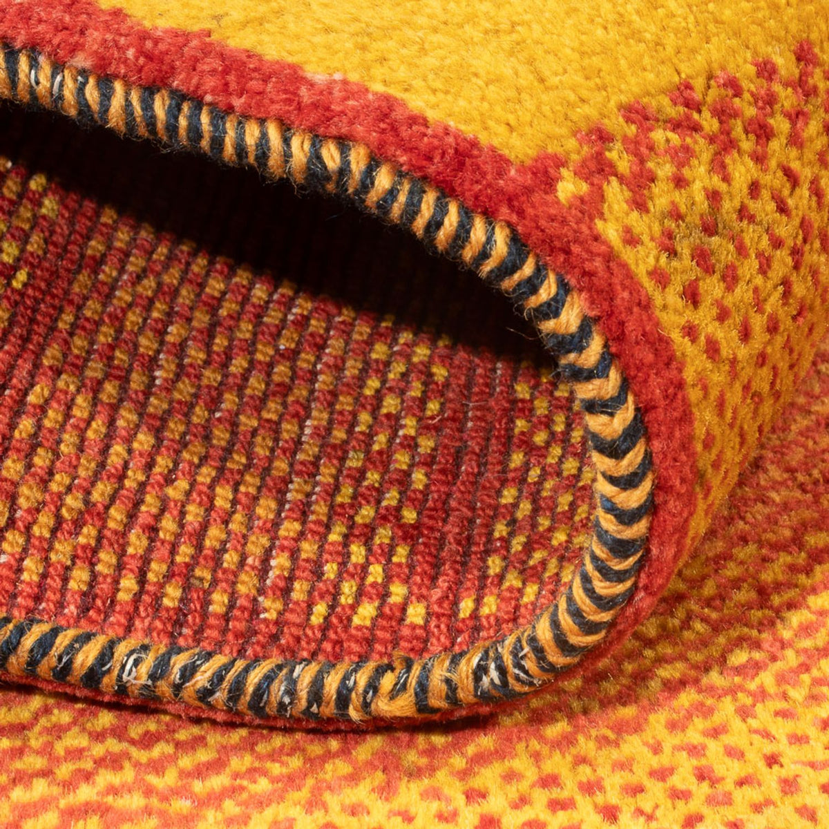 Dywan Gabbeh - perski - 192 x 157 cm - wielokolorowy