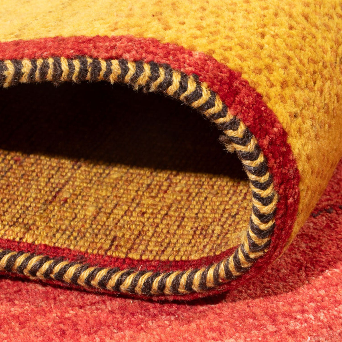 Dywan Gabbeh - perski - 200 x 155 cm - wielokolorowy