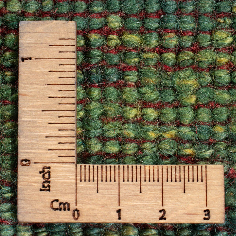 Dywan Gabbeh - perski - 183 x 146 cm - zieleń miętowa