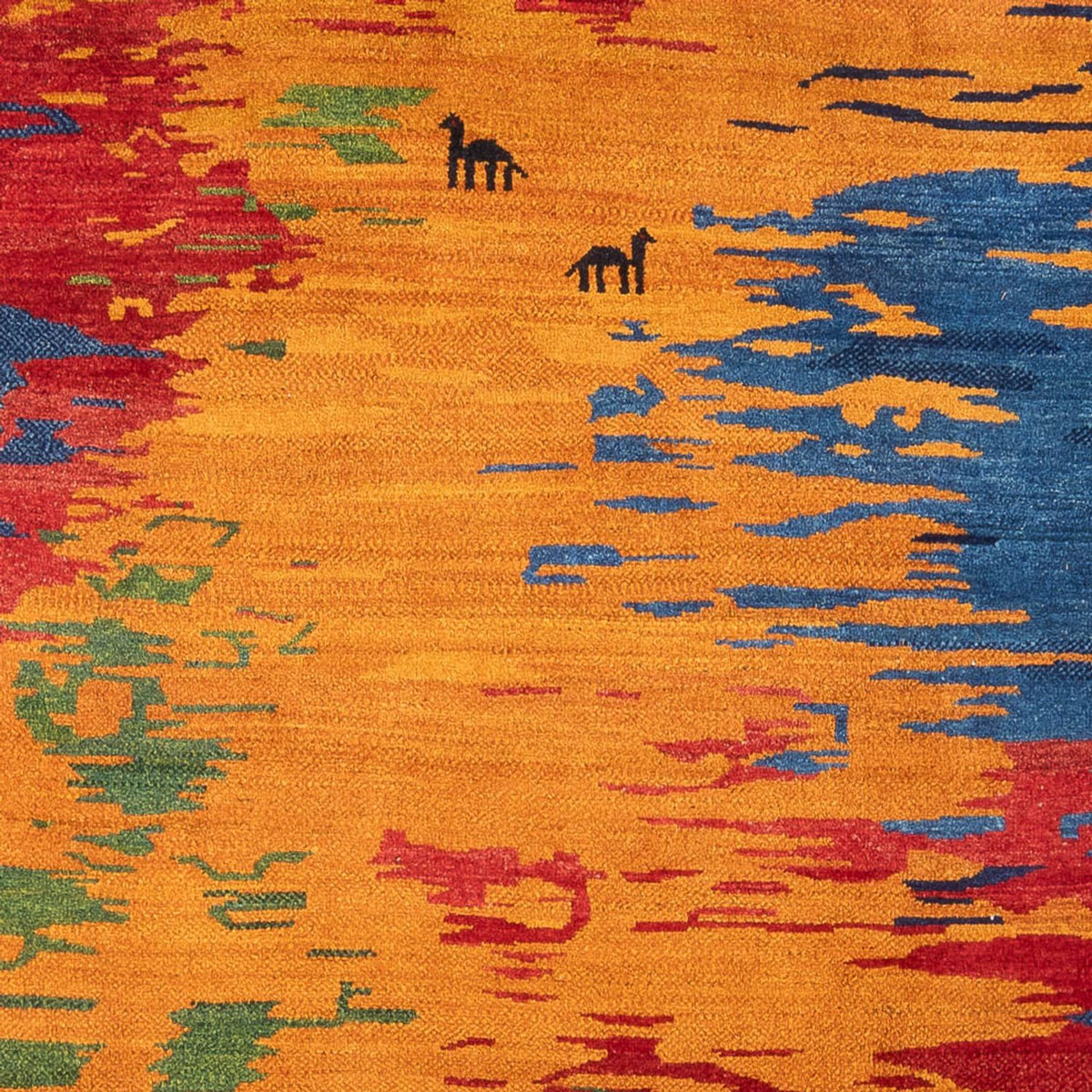 Dywan Gabbeh - perski - 298 x 225 cm - wielokolorowy