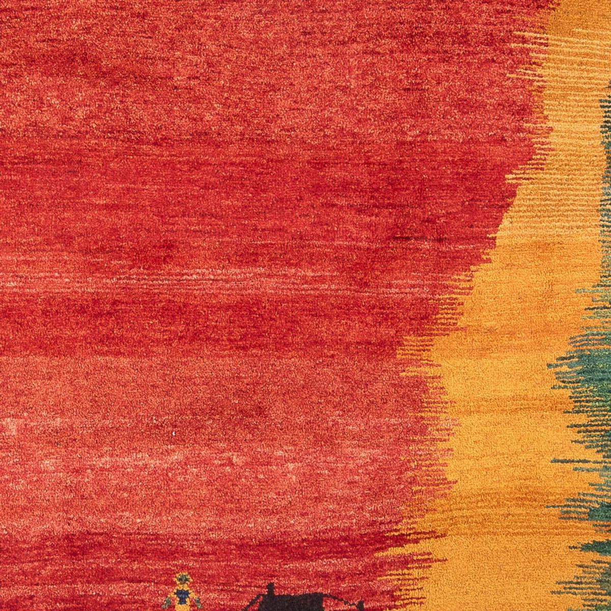 Dywan Gabbeh - perski - 250 x 200 cm - wielokolorowy