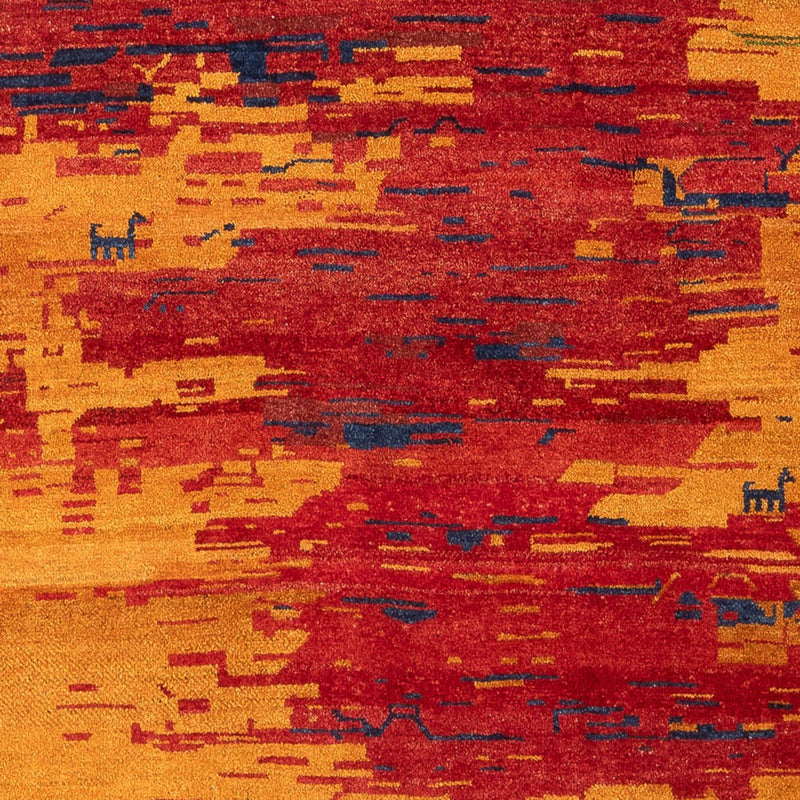 Dywan Gabbeh - perski - 227 x 200 cm - wielokolorowy