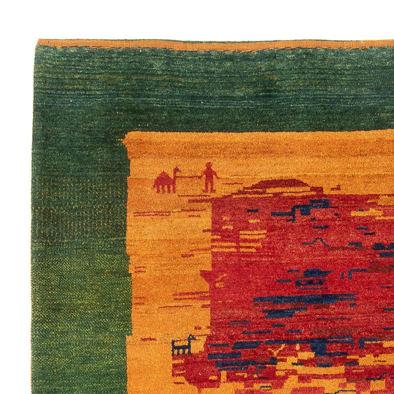 Dywan Gabbeh - perski - 227 x 200 cm - wielokolorowy