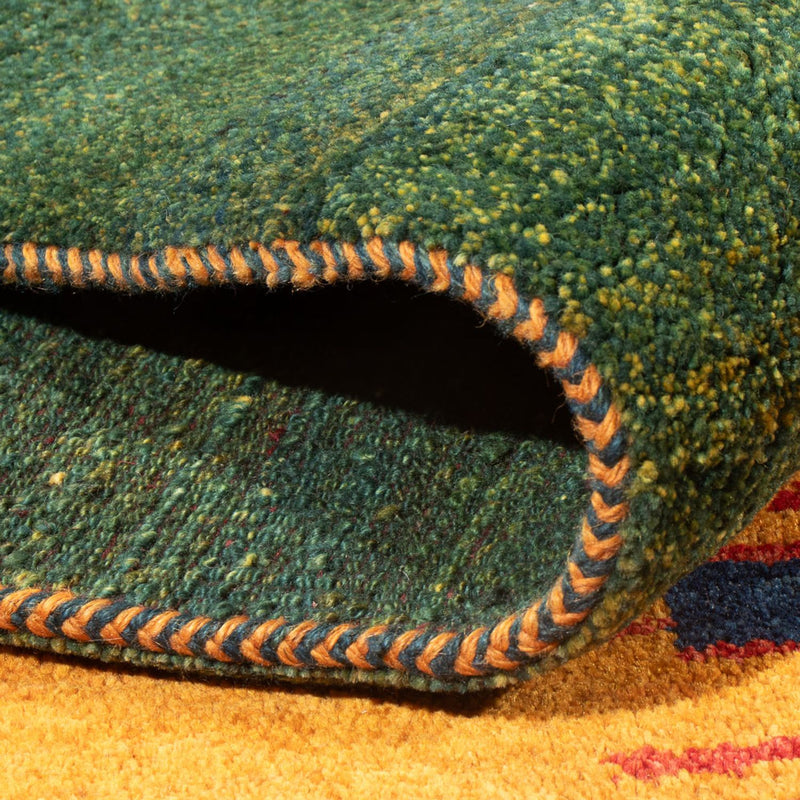 Dywan Gabbeh - perski - 227 x 200 cm - wielokolorowy