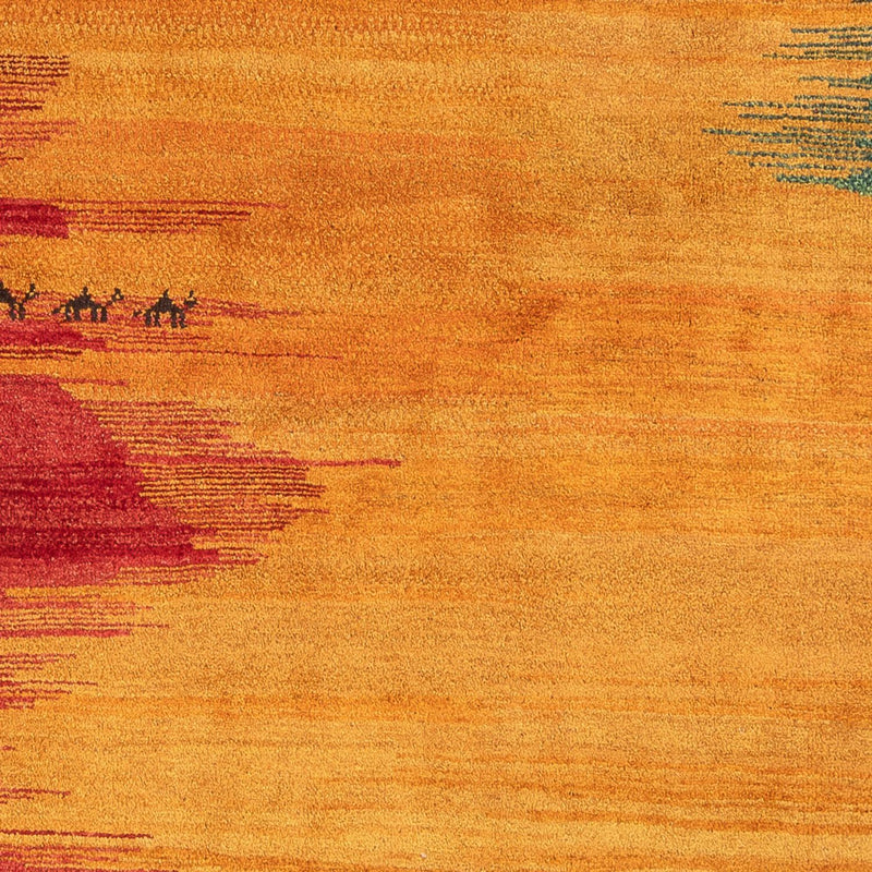 Dywan Gabbeh - perski - 226 x 197 cm - wielokolorowy