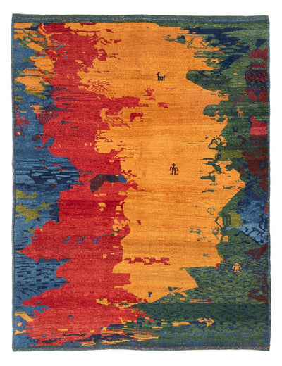 Gabbeh perski Dywan 170x218cm - Perserteppich Wollteppich