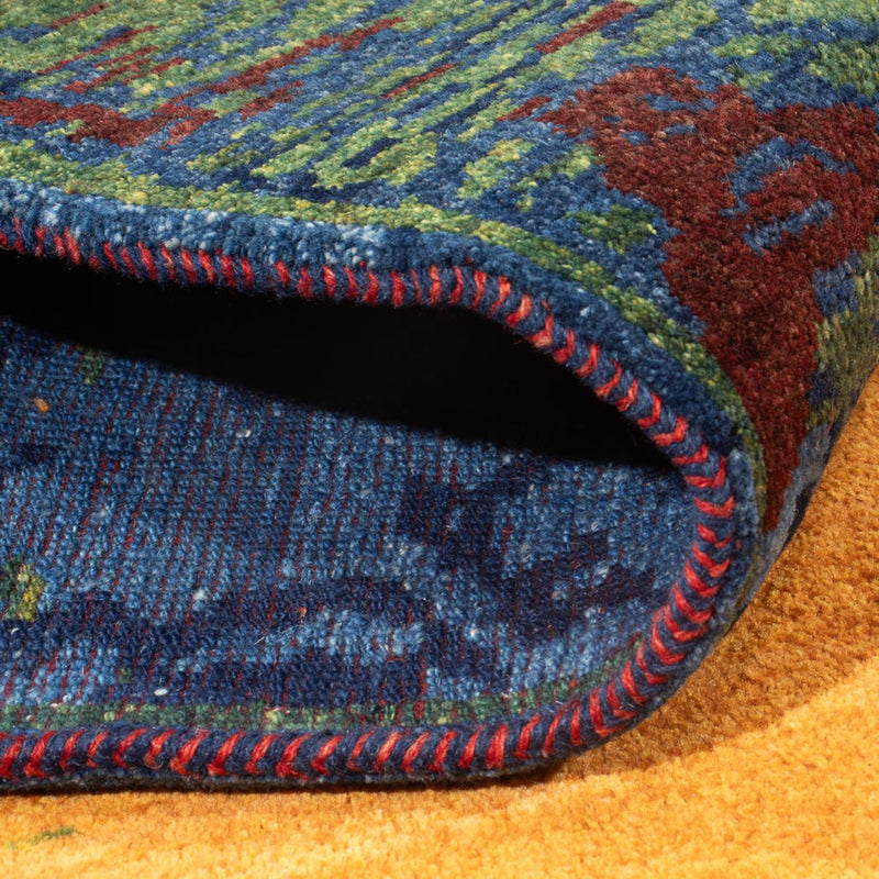 Dywan Gabbeh - perski - 218 x 170 cm - wielokolorowy