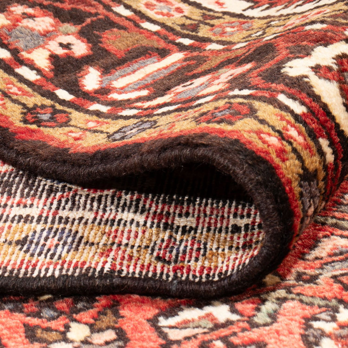 Perski dywan - Nomadyczny - 221 x 151 cm - czerwony