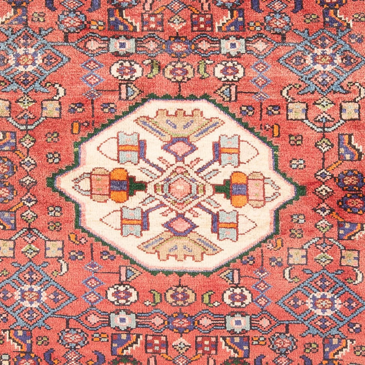 Biegacz Perski dywan - Nomadyczny - 221 x 128 cm - czerwony