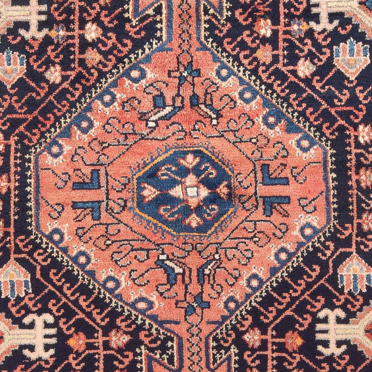 Perski dywan - Nomadyczny - Royal - 241 x 134 cm - ciemnoniebieski