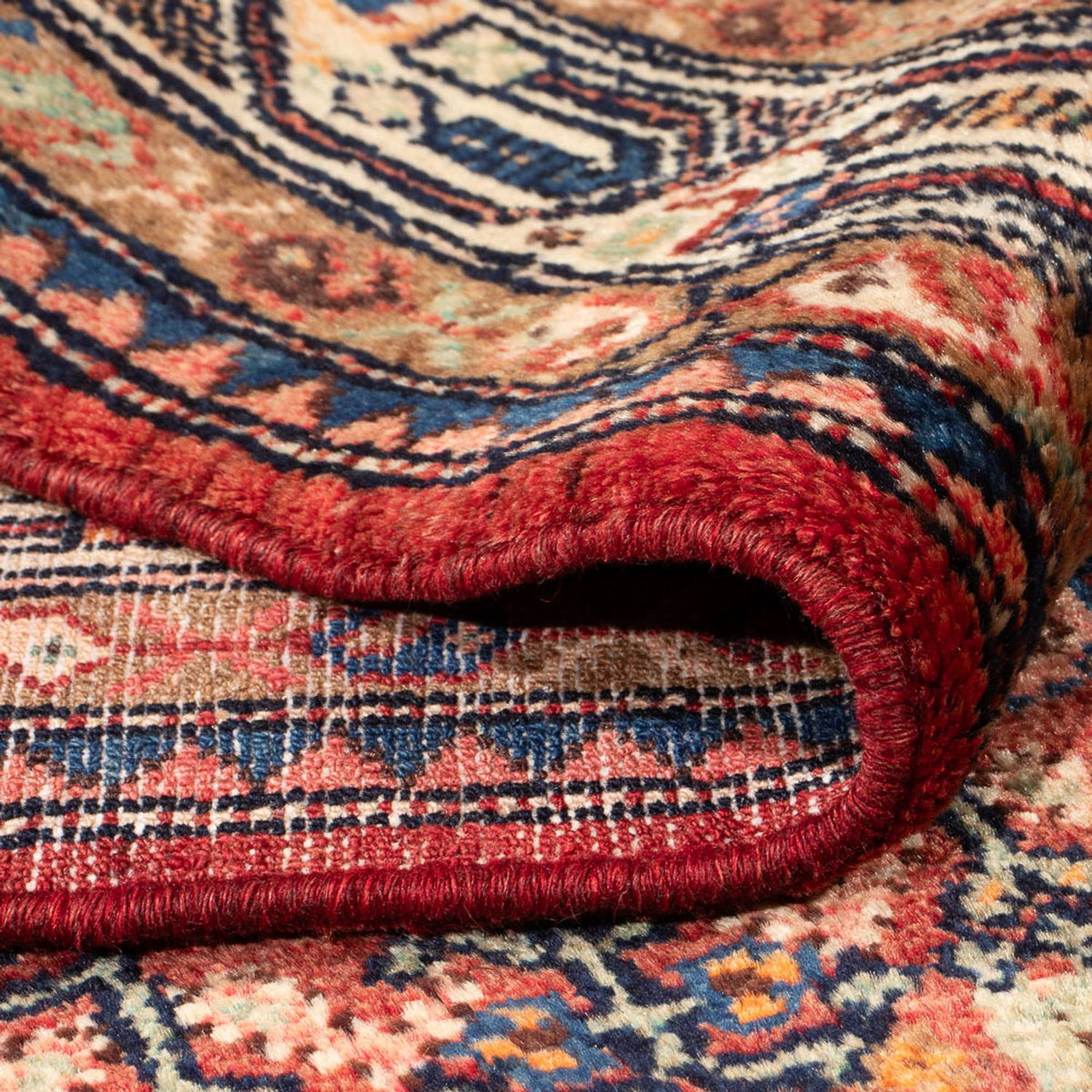 Perski dywan - Nomadyczny - Royal - 221 x 132 cm - czerwony