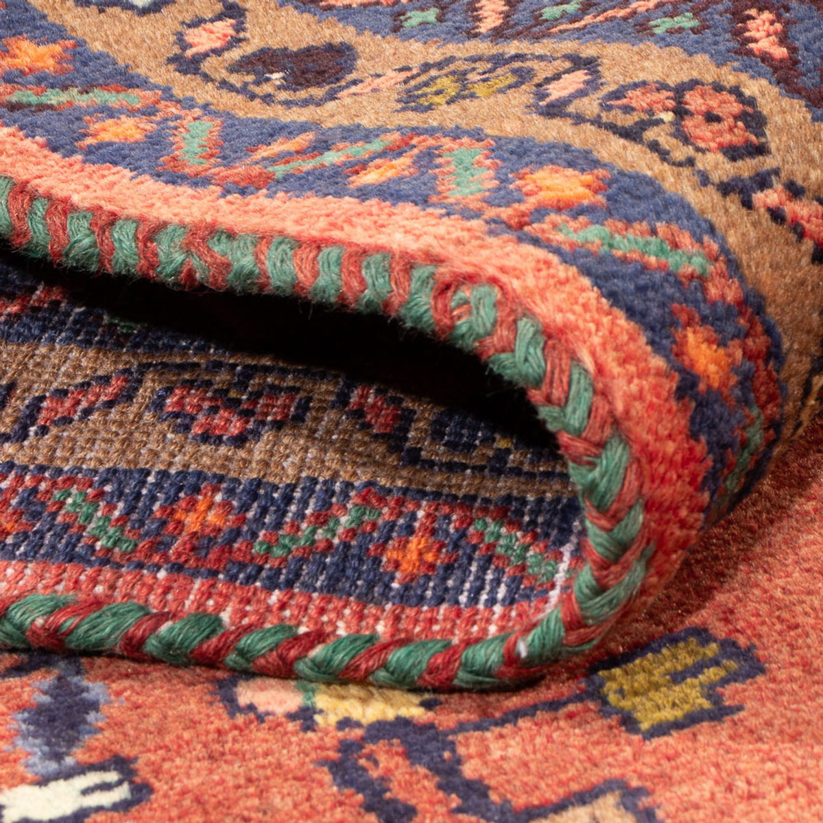 Perski dywan - Nomadyczny - Royal - 212 x 118 cm - czerwony