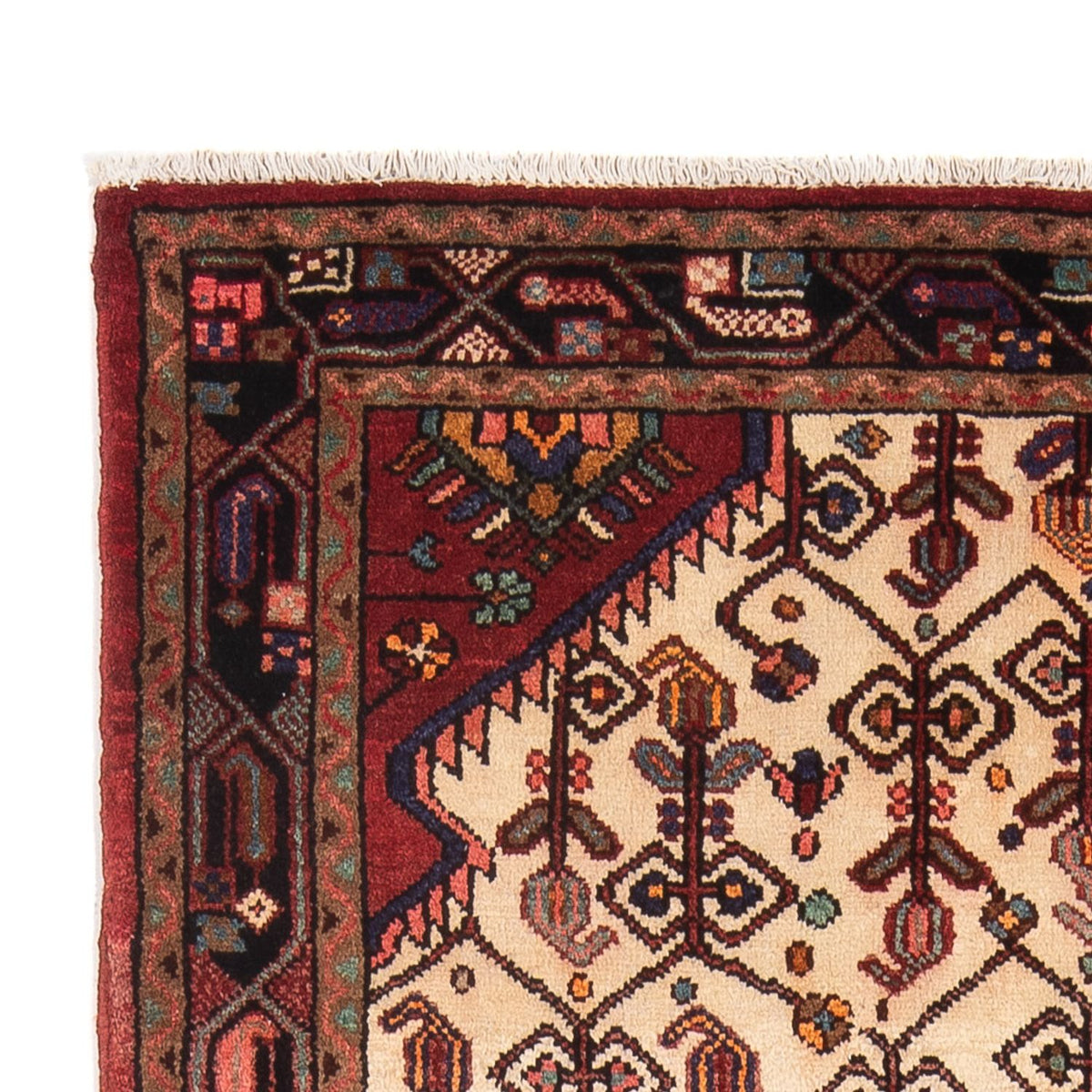 Perski dywan - Nomadyczny - Royal - 201 x 119 cm - kremowy