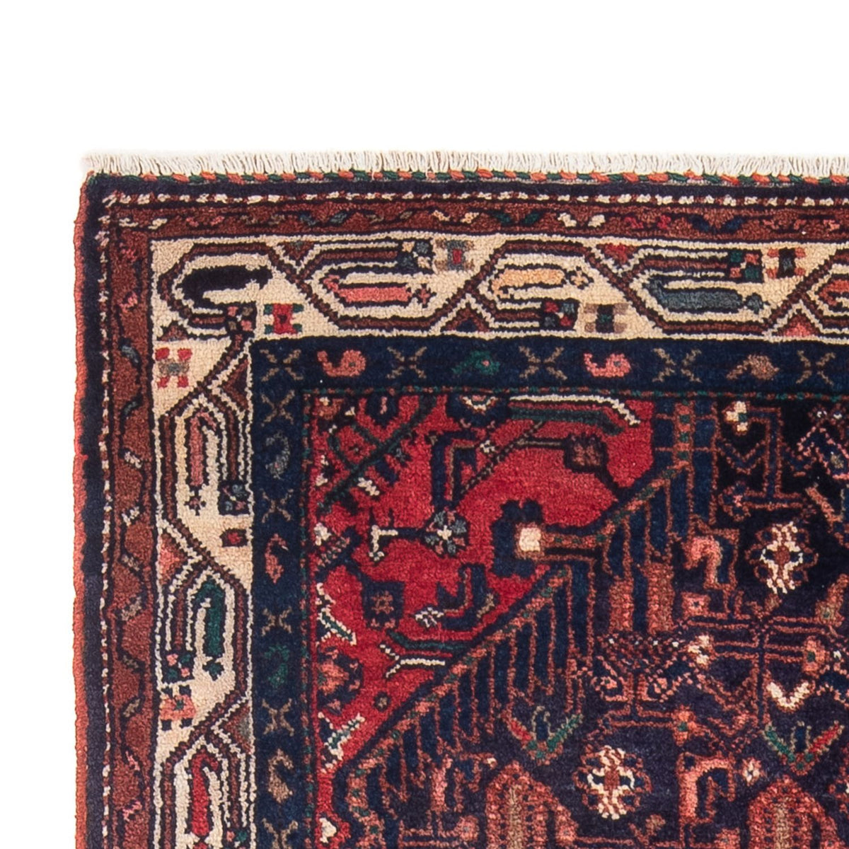 Biegacz Perski dywan - Nomadyczny - 233 x 112 cm - ciemnoniebieski