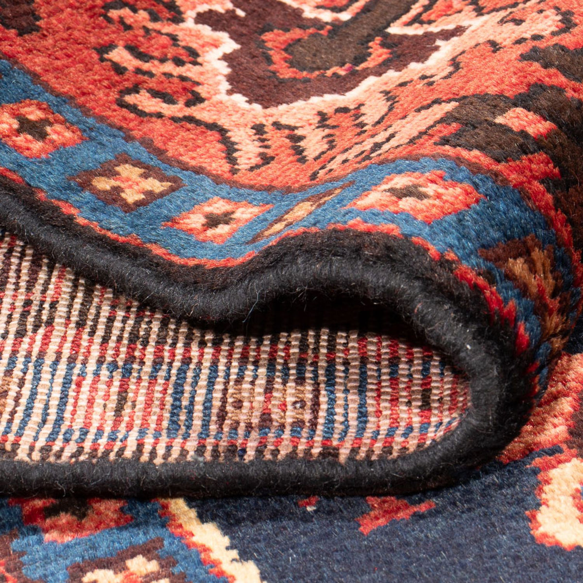 Perski dywan - Nomadyczny - Royal - 207 x 137 cm - ciemnoniebieski