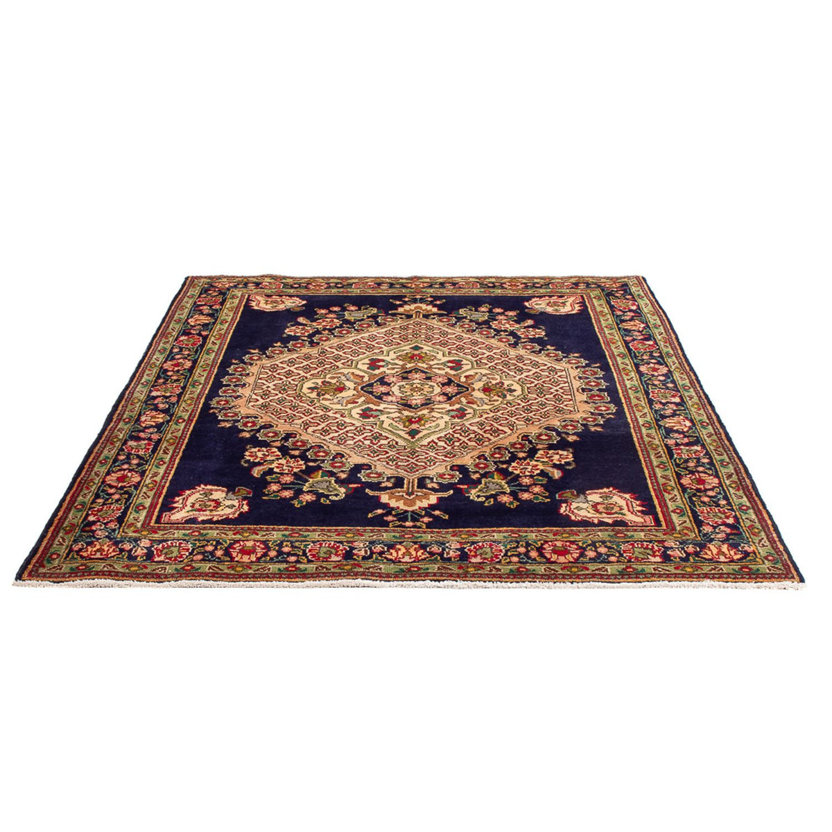 Perski dywan - Nomadyczny - Royal - 184 x 150 cm - ciemnoniebieski