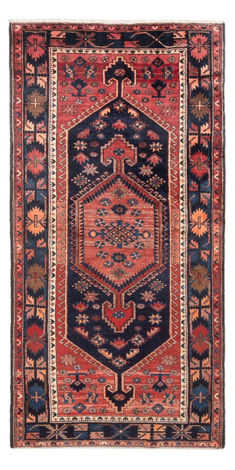 Biegacz Perski dywan - Nomadyczny - 235 x 123 cm - ciemnoniebieski