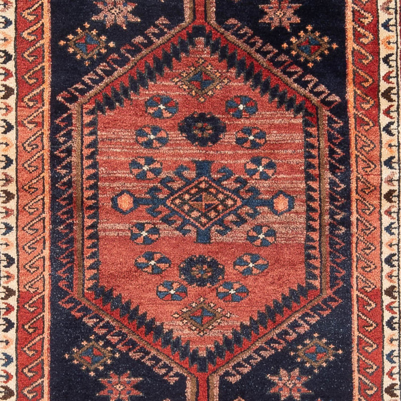 Biegacz Perski dywan - Nomadyczny - 235 x 123 cm - ciemnoniebieski