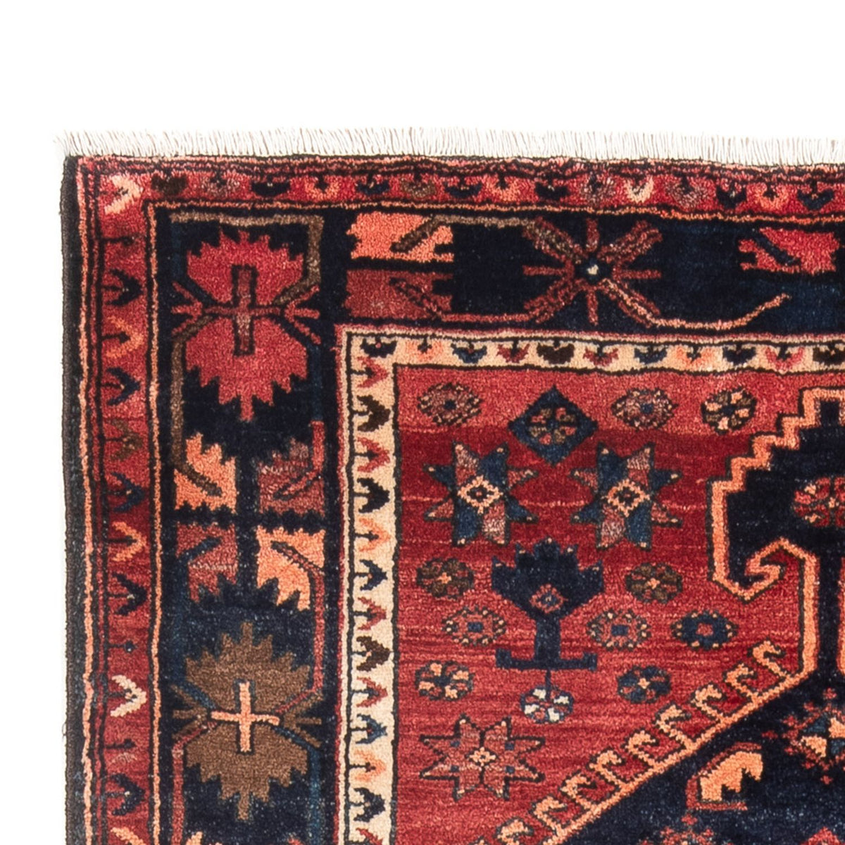 Biegacz Perski dywan - Nomadyczny - 235 x 123 cm - ciemnoniebieski