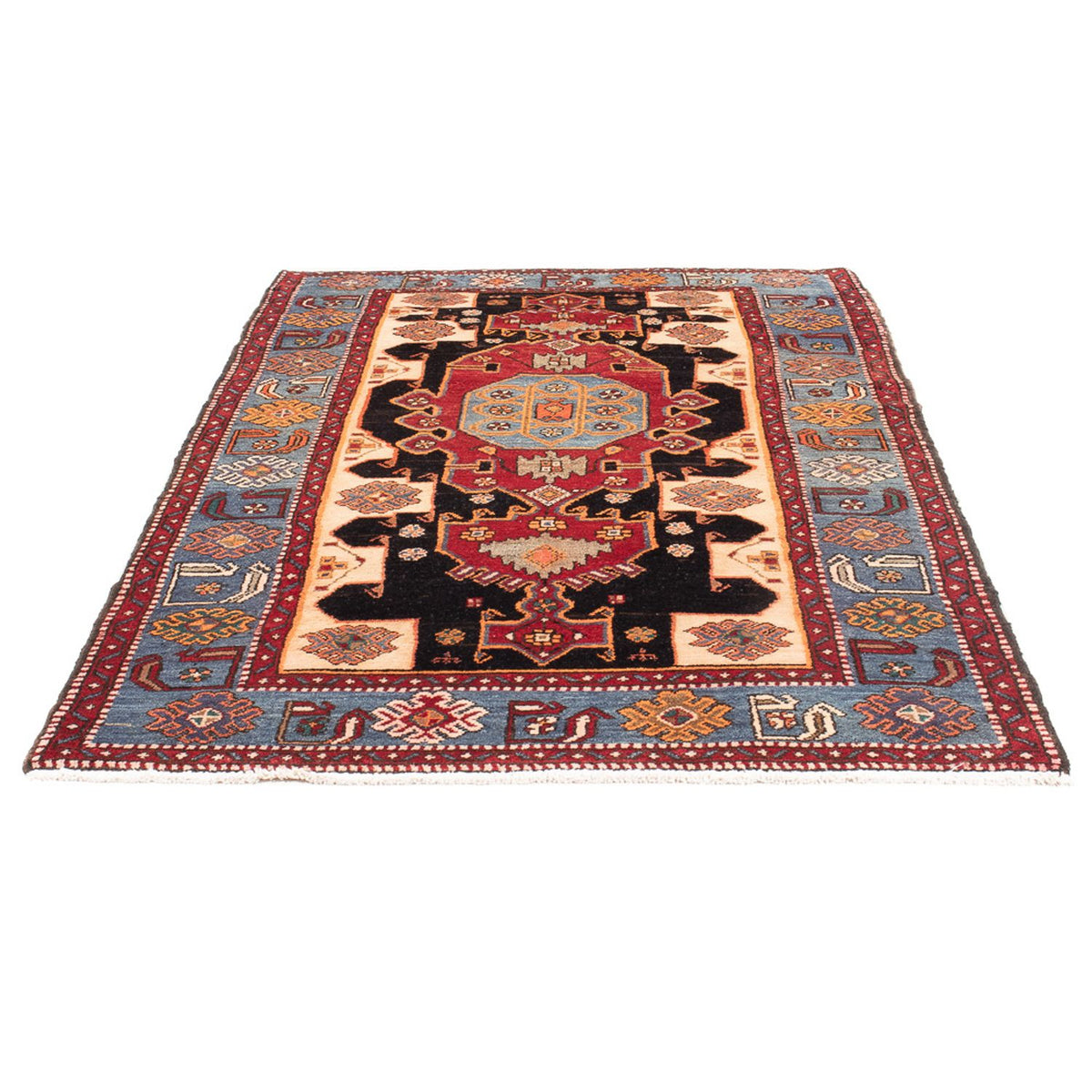 Perski dywan - Nomadyczny - 203 x 125 cm - ciemnoniebieski