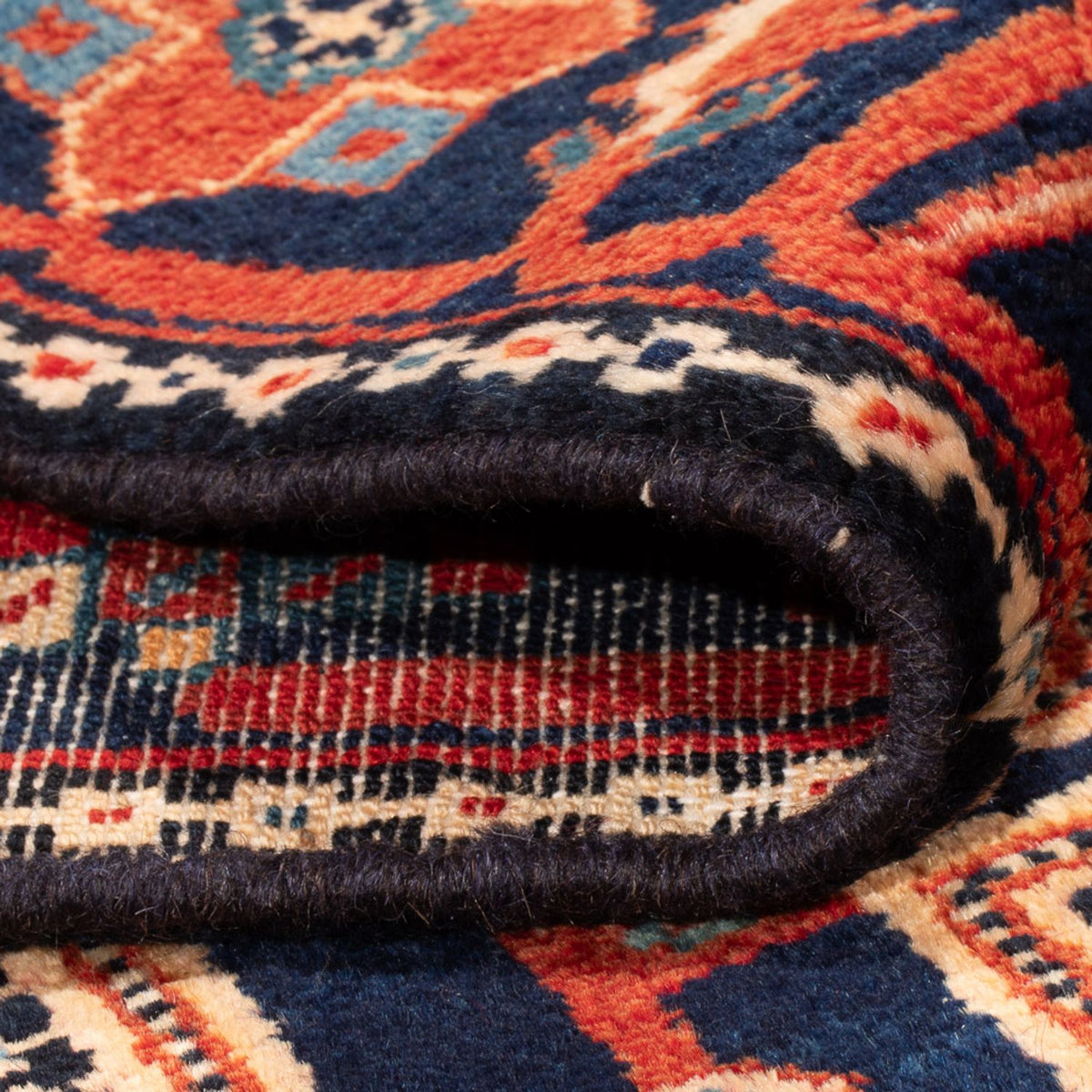 Perski dywan - Nomadyczny - 218 x 138 cm - ciemnoniebieski