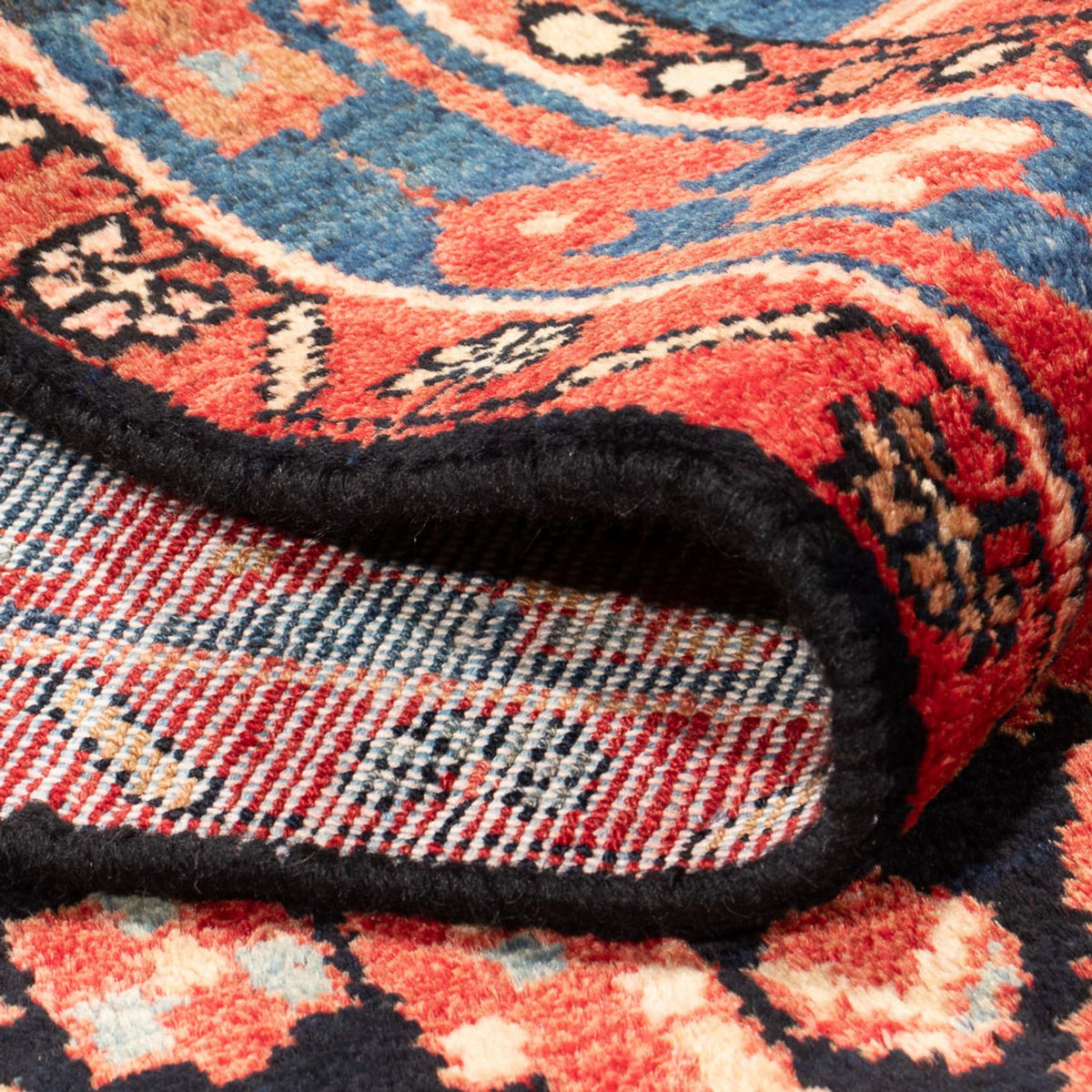 Perski dywan - Nomadyczny - 208 x 135 cm - ciemnoniebieski