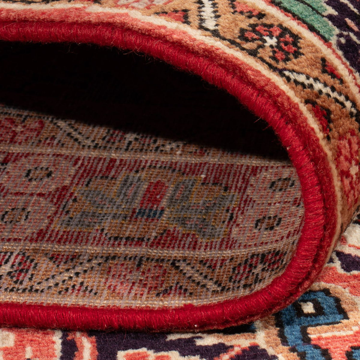 Perski dywan - Nomadyczny - 210 x 132 cm - ciemnoniebieski